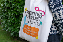 Load image into Gallery viewer, Together Trust Charity tote bag