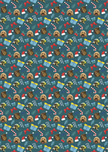 Load image into Gallery viewer, Festive Animal Gift Wrap Set