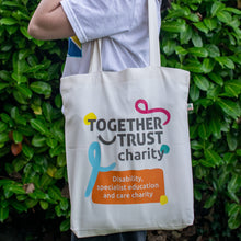 Load image into Gallery viewer, Together Trust Charity tote bag
