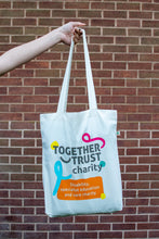 Load image into Gallery viewer, Together Trust Charity tote bag

